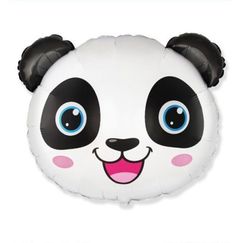 Panda fej fólia léggömb