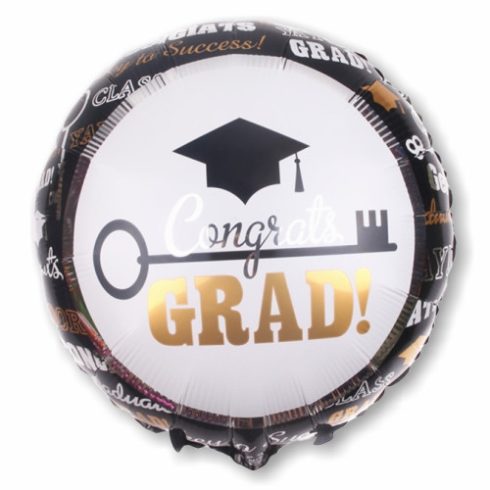 Congrats Grad! kulcsos ballagási léggömb