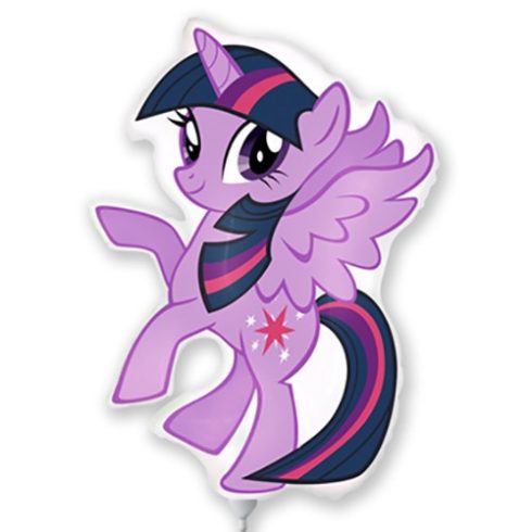 Mini pálcás Twilight Sparkle fólia léggömb