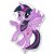 Mini pálcás Twilight Sparkle fólia léggömb